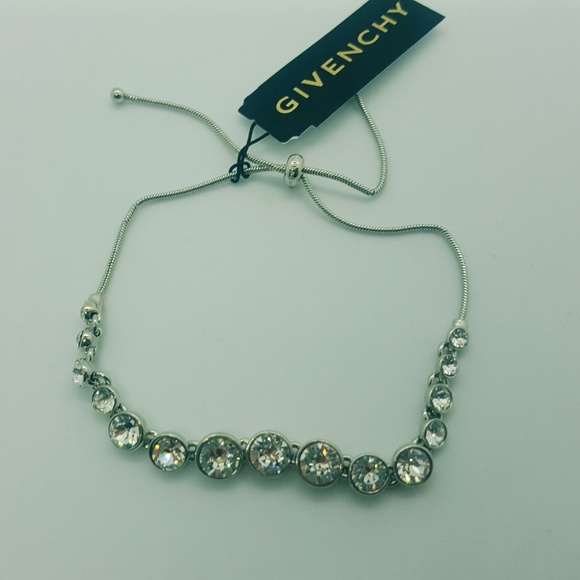 Givenchy crystal silver slider bracelet NEW! - Picture 4 of 6